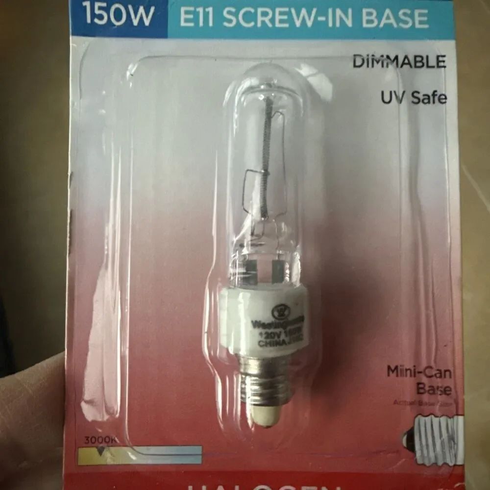 13 Westinghouse 150W Halogen E11 Mini-Can Bulbs 3000K Dimmable